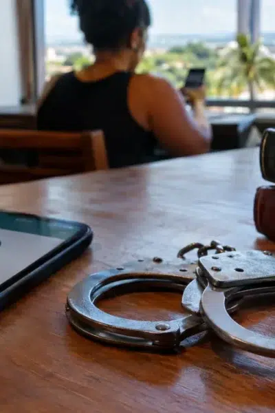 Pix errado, handcuffs, law books — Fez um Pix para a pessoa errada? Saiba quando é possível recuperar o dinheiro
