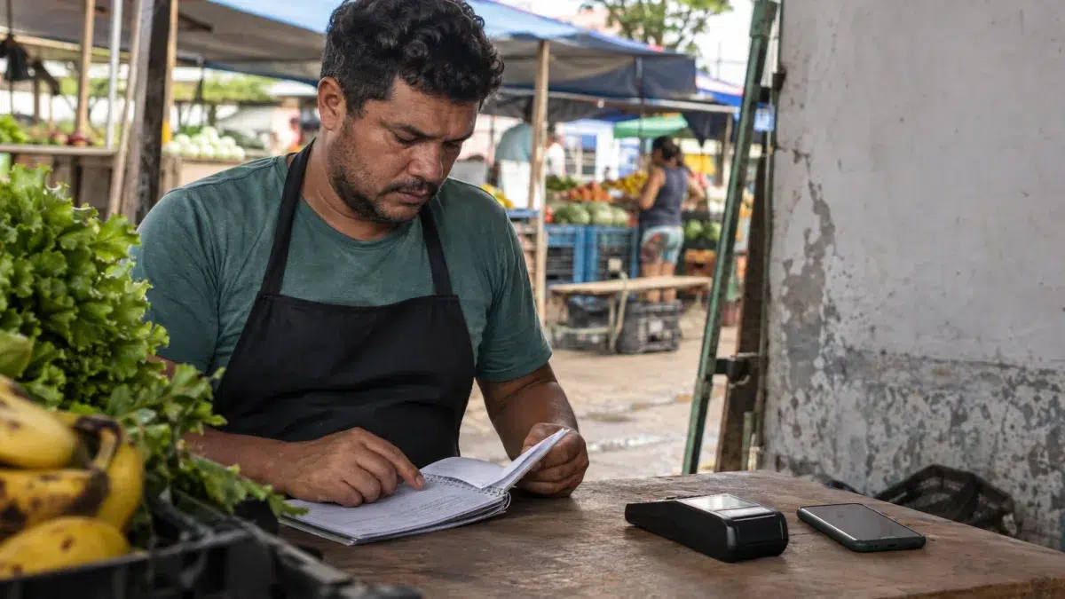 O banco pode cobrar taxa de Pix de pessoa física? Cena documental de consumidor brasileiro relacionada a o banco pode cobrar taxa de pix de pessoa física, explicação do SmartJur